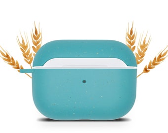 Ocean Blue Biodegradable AirPods Pro Case – Plant-Based, Compostable