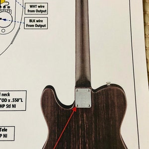 FENDER George Harrison Rosewood TELECASTER Poster 11X17 Reference ...