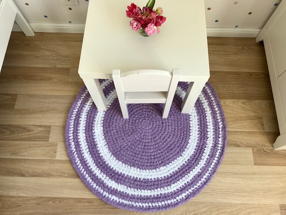 Lilac rug for nursery 2025
