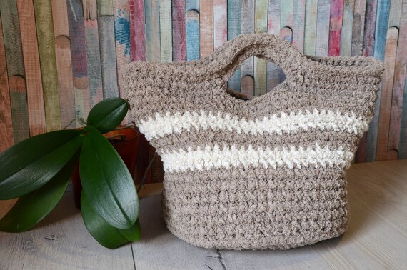 Storage, toy storage bag, craft storage bag, laundry bag, terry cloth bag, kids storage, nursery bag, cotton yarn, tote bag
