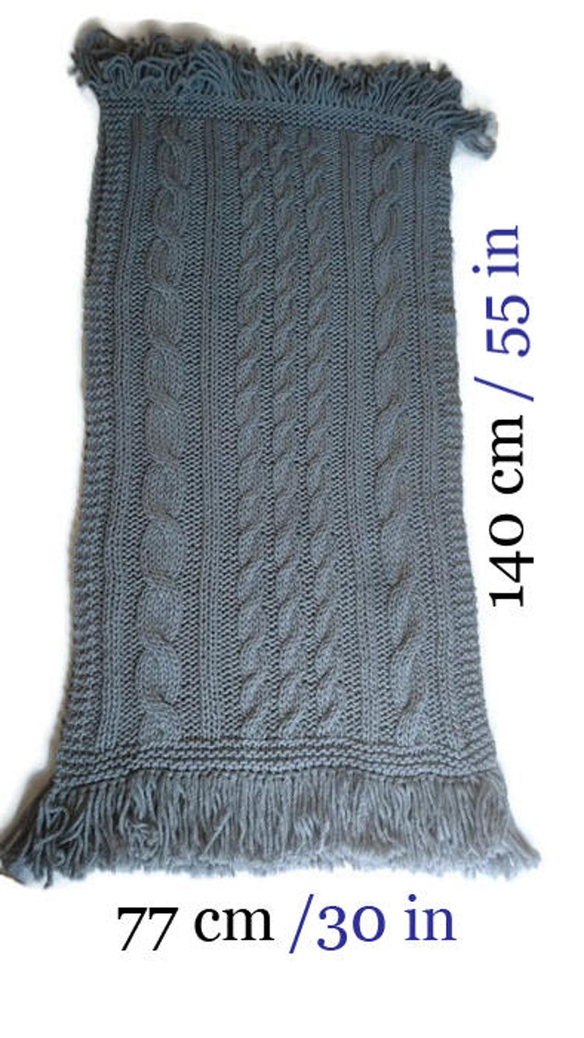 Braided Cable Knit Throw Blanket Gray Cable Knit Throw Blanket Chunky