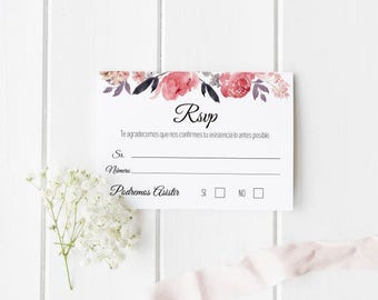 rsvp spanish etsy