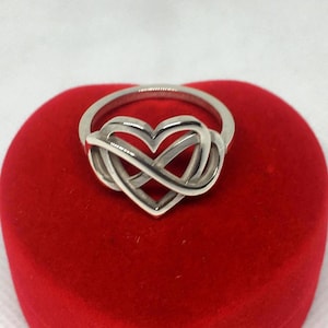 Ring Heart & Infinity in Silver 925
