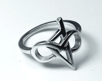 Corsican Infinity Ring in 925 Silver