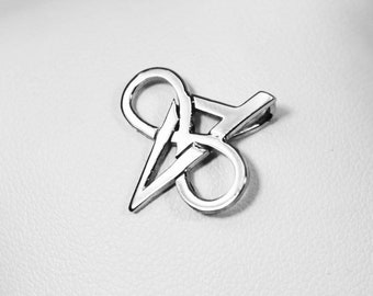 Corsica & Infini pendant Silver 925 rhodium-plated