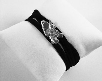 Ribelu lycra bracelet in 925 Silver
