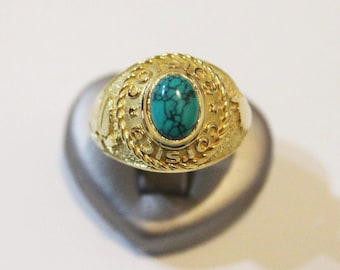 “CORSICA” SIGNET RING in 750 GOLD