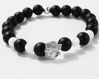 Moor's Head Beaded Bracelet