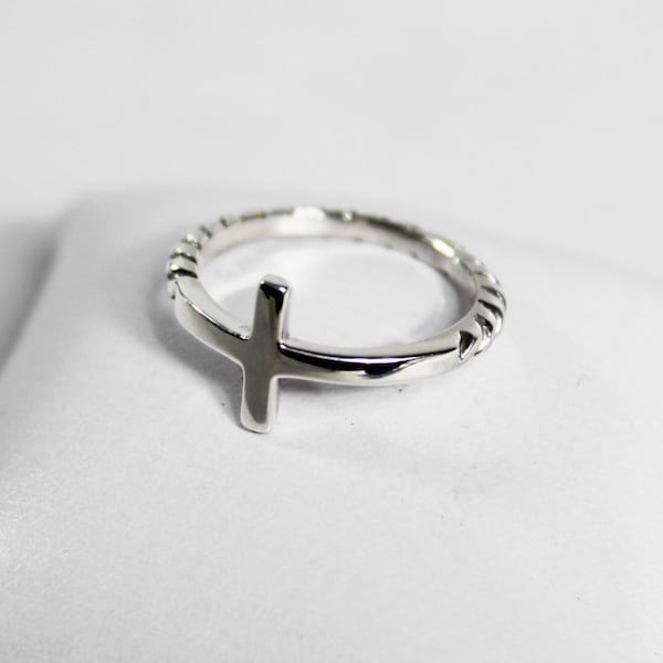 Bague Croix en Argent 925