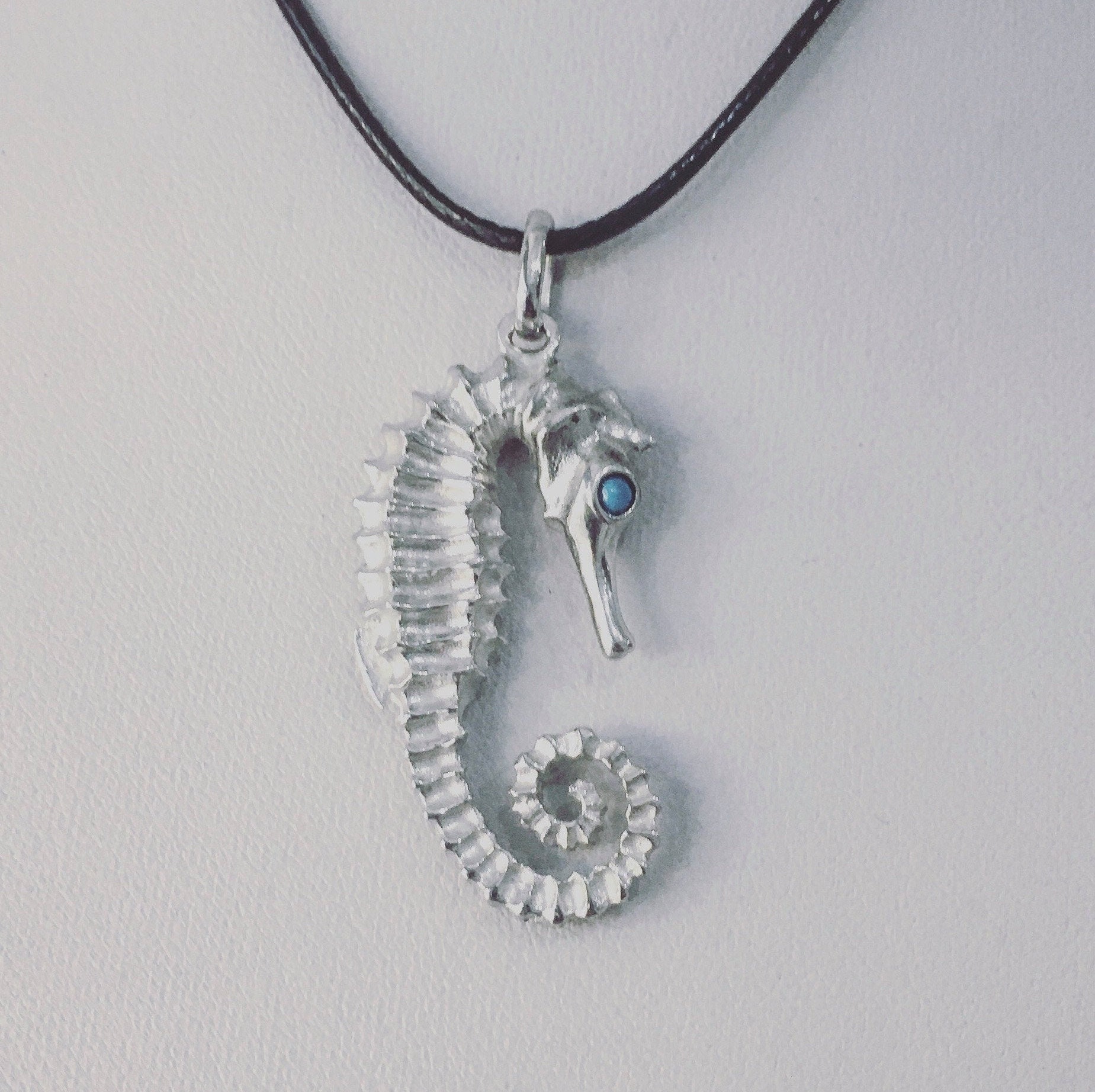 Silver Seahorse pendant 925