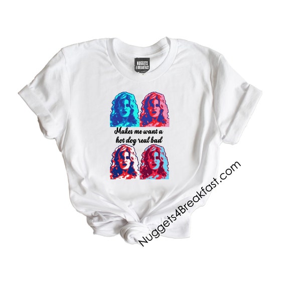 Makes me want a hot dog shirt Clearance