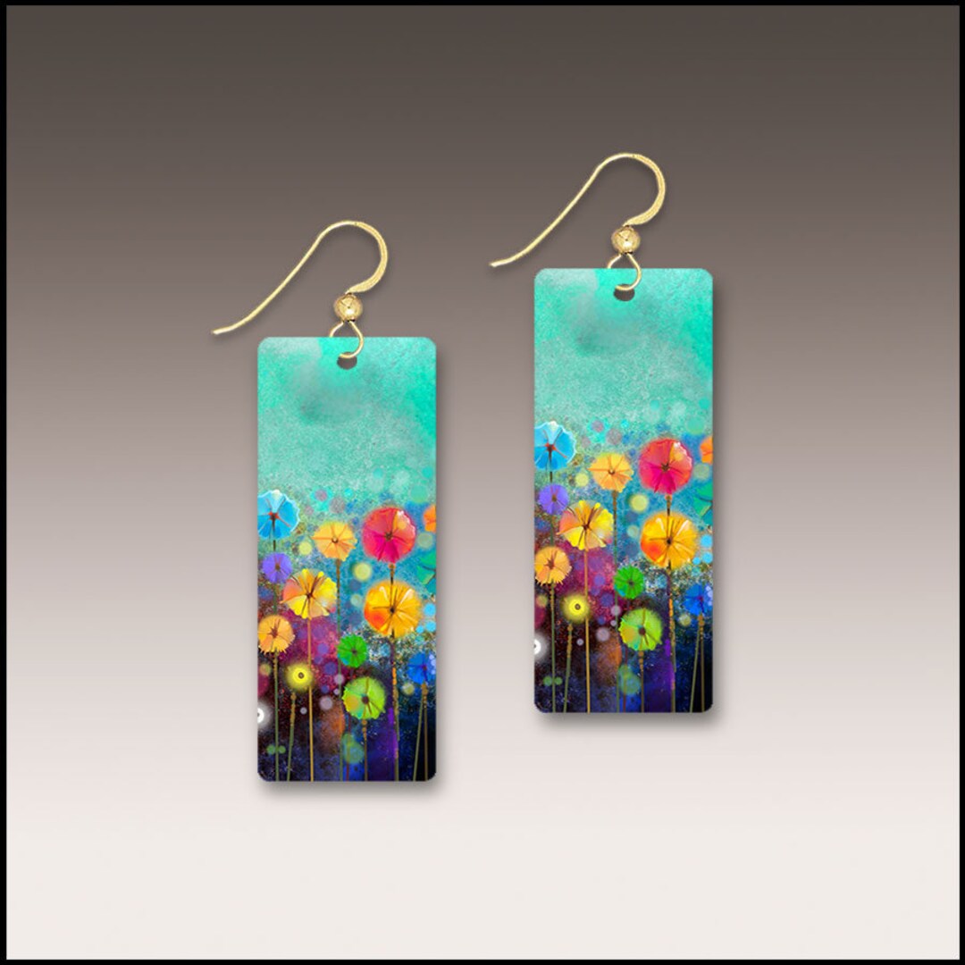 Handmade Glass Lampwork Earrings & Necklace Set - Geometric Twist Spiral Dangle Jewelry For Women