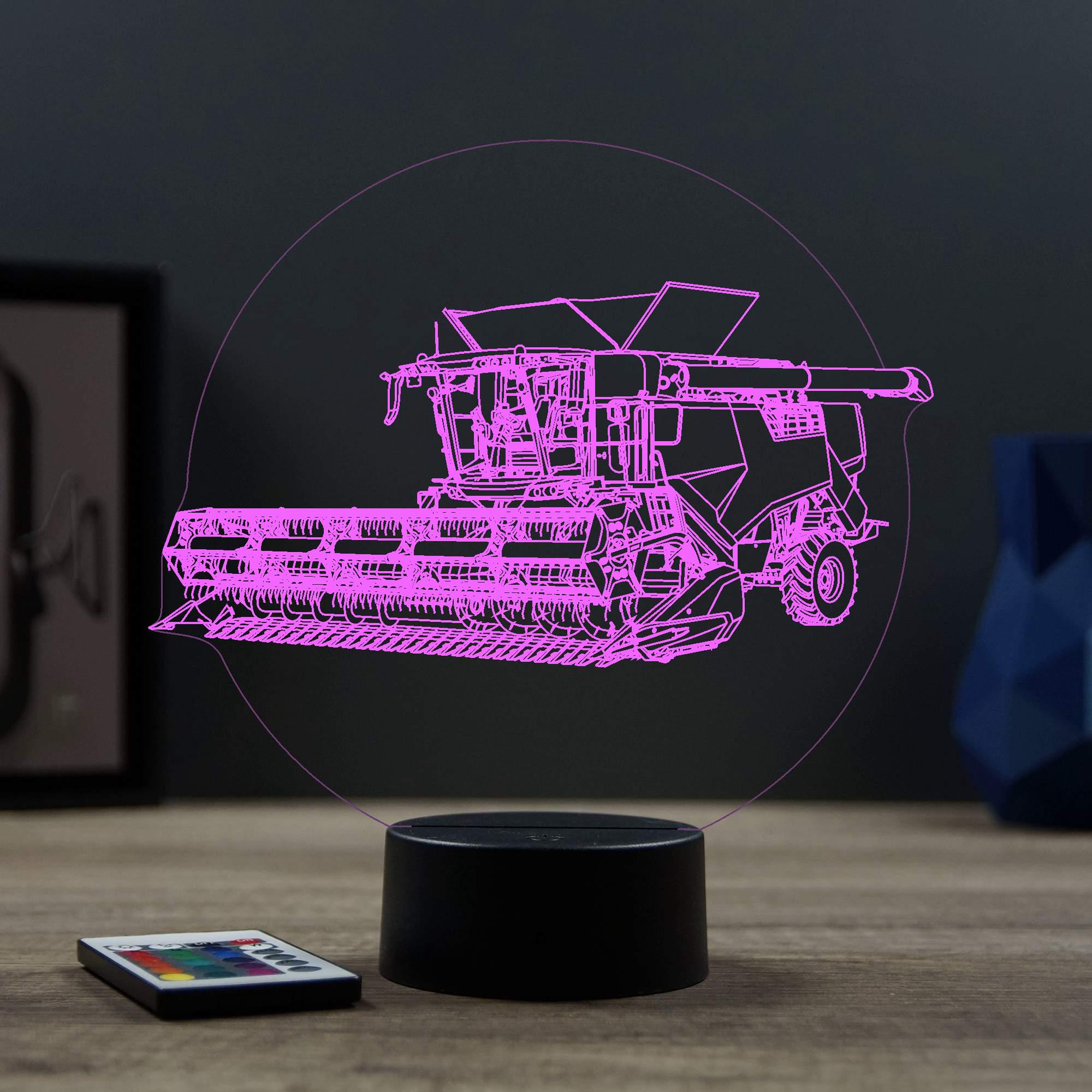 Lampe Veilleuse Moto 3D - 7 Couleurs Tactiles, USB/piles, Décoration Chambre Ado, Cadeau Anniversaire