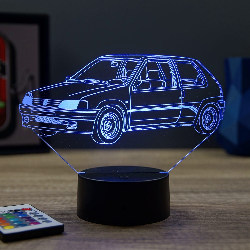 Plaque Métal Vintage Peugeot 106 XSI - Décoration Auto