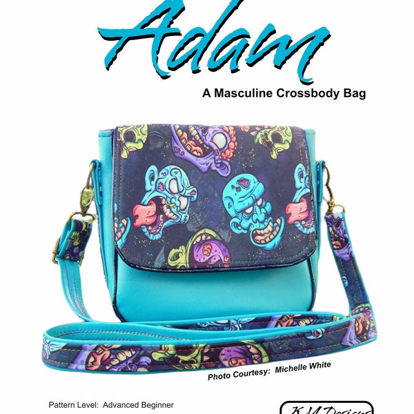 Adam Bag, Masculine Crossbody Bag, DIY Bag, Man Bag