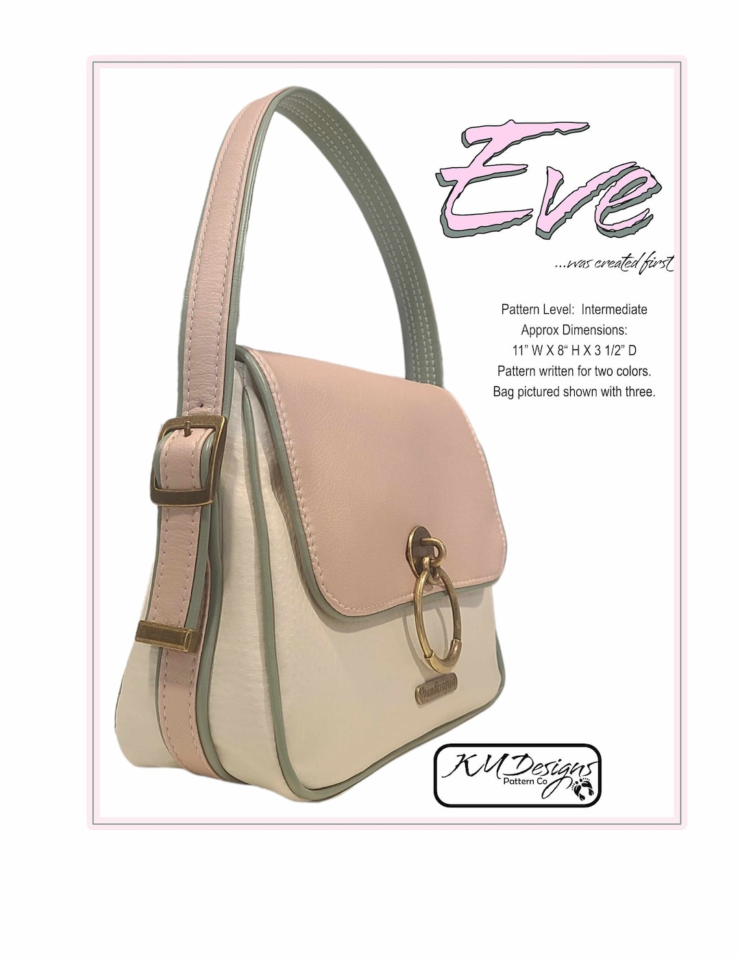 Eve Handbag, DIY Handbag Etsy