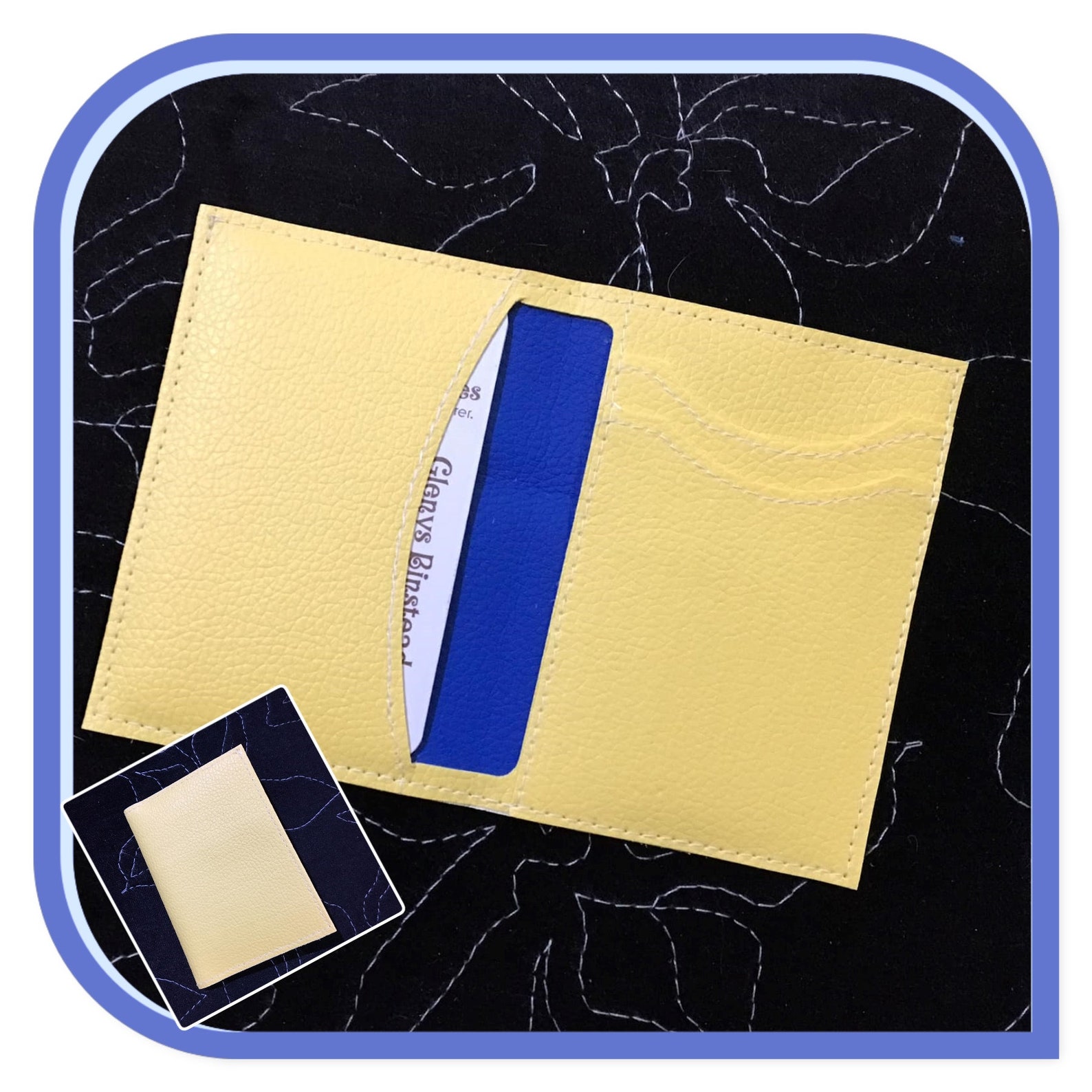 Bender Wallet Pdf Sewing Pattern, DIY Wallet, KM Designs, Slimline