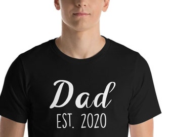 Camiseta para papá primerizo: regalo de algodón suave para el futuro papá