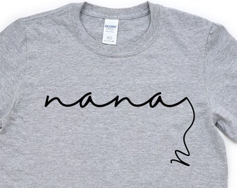 Nana T-Shirt: Soft Cotton Grandma Gift