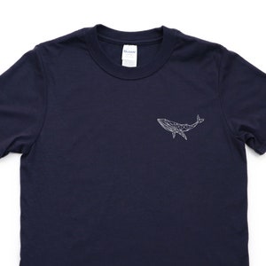 Whale Shirt, Geometric Whale T-Shirt Mens Womens Gift  - 4421