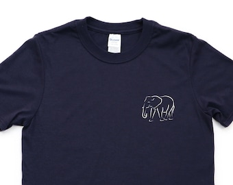 Elephant Shirt Faded Elephant tshirt Elephant lovers gift for Men Women Elephant Tee - 4275