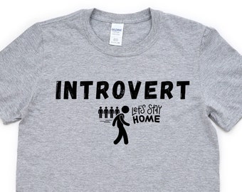 Introvert T-Shirt: Homebody Cotton Tee