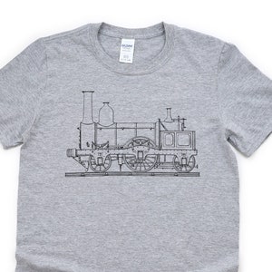 Train Shirt, Train Lover Gift Vintage Train Mens Womens Gift - 4620