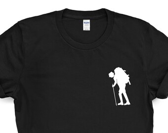 Wandel-T-shirt: zacht katoenen wandelaarcadeau