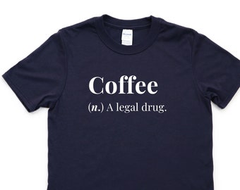 コーヒーの定義Tシャツ：カフェイン中毒者へのギフト