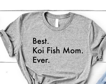 Koi Fish Mom T-Shirt: Soft Cotton Womens Tee