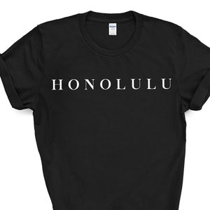 Honolulu T-shirt, Honolulu Shirt Mens Womens Gift - 4215