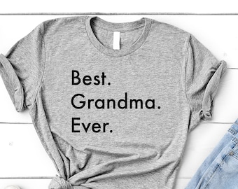 Camiseta de la abuela, la mejor camisa de la abuela de la historia Regalos para mujer - 2945