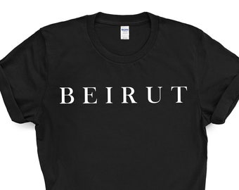 Beirut T-shirt, Beirut Shirt Mens Womens Gift - 4228