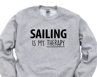 Sailing Dad Gift Sailor dad  - Sailing Sweatshirt Mens Womens - 1722