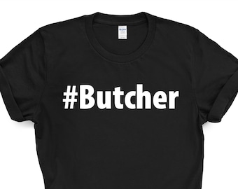 Slaktare, slaktare, gåva, herr, dam, t-shirt - 2680