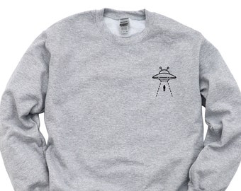 Ufo Sweater, Space, Alien Spaceship, Ufo Sweatshirt Mens Womens Gift - 4679