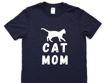 Cat Mom T-Shirt: Soft Cotton Cat Lover Gift