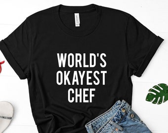 Grappig T-shirt voor chef-kok: 's werelds beste chef-kokcadeau