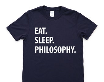 Eat Sleep Philosophy T-Shirt: Soft Cotton Unisex Tee 1050