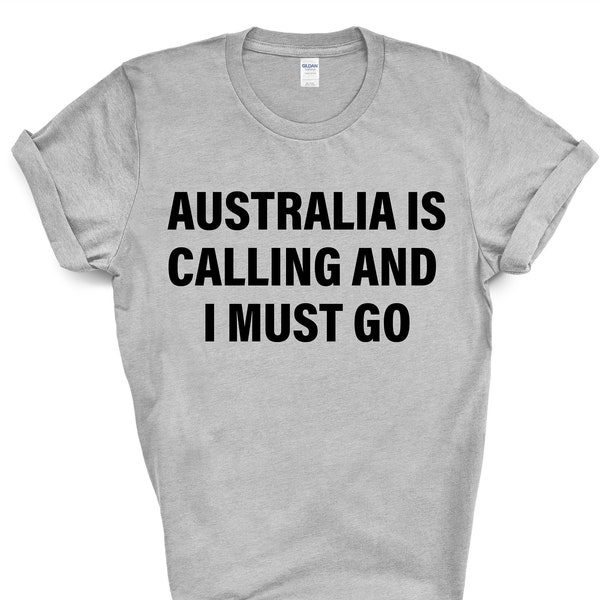 Australia T Shirt Etsy