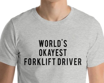 Chariot élévateur conducteur Crossbones T-Shirt-Chariot Élévateur Opérateur Crâne badge tee shirt