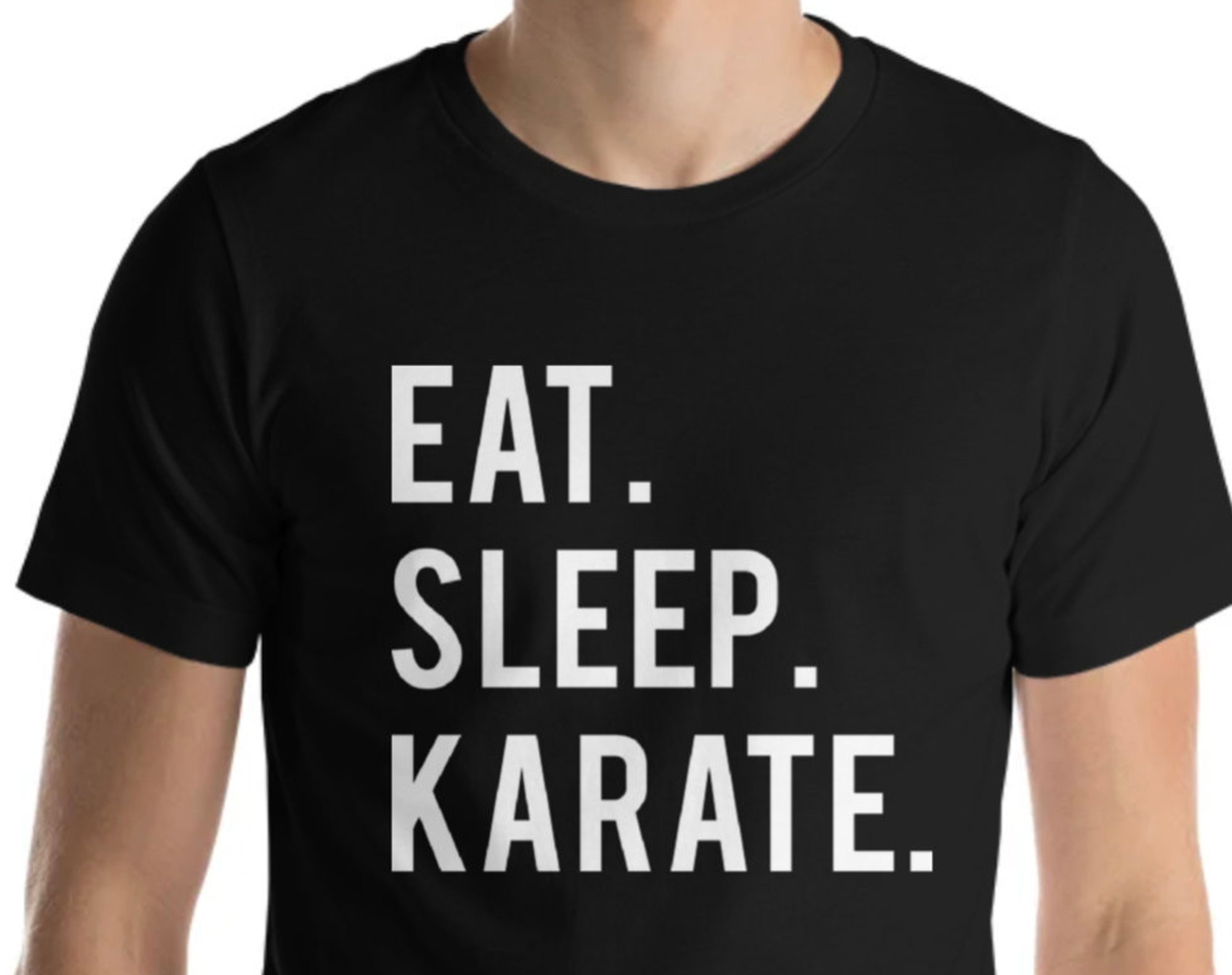 Discover Camiseta Comer Dormir Karate Vintage para Hombre Mujer