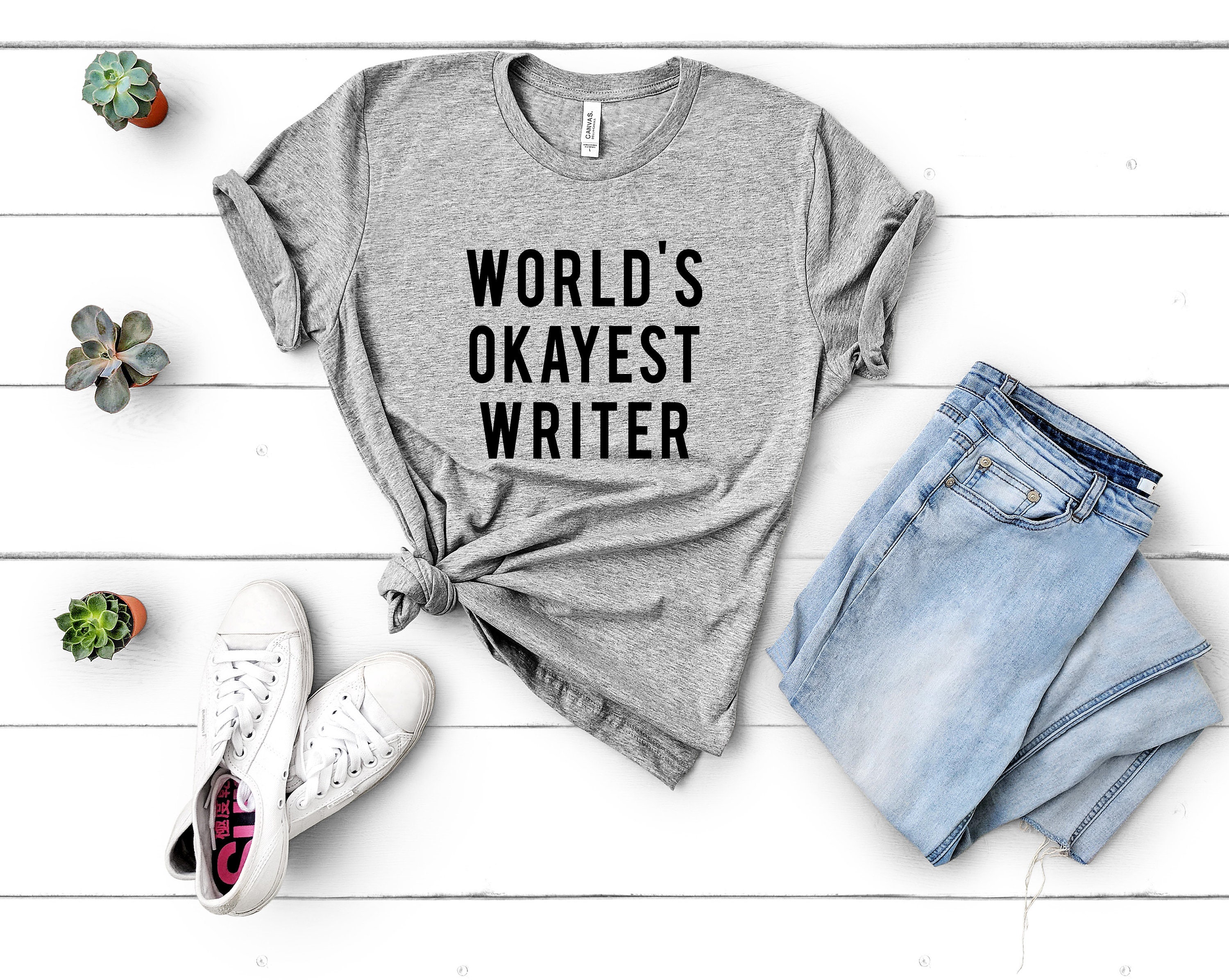 World's Okayest Writer T-Shirt World's Okayest Writer T-Shirt