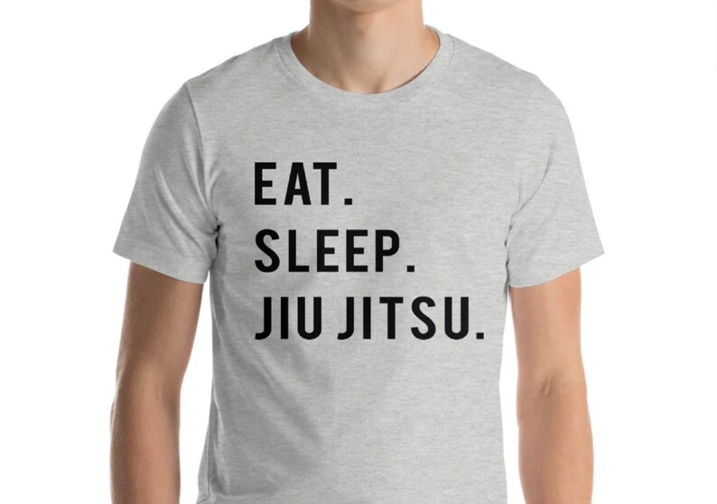 Jiu Jitsu T-Shirt, Eat Sleep Jiu Jitsu shirt Mens Womens Gifts 764 image 3
