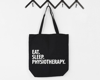 Bolsa de mano Eat Sleep Physiotherapy: bolso de asa larga