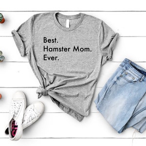 Hamster T-Shirt, Best Hamster Mom Ever Shirt Womens Gifts 3010 image 2