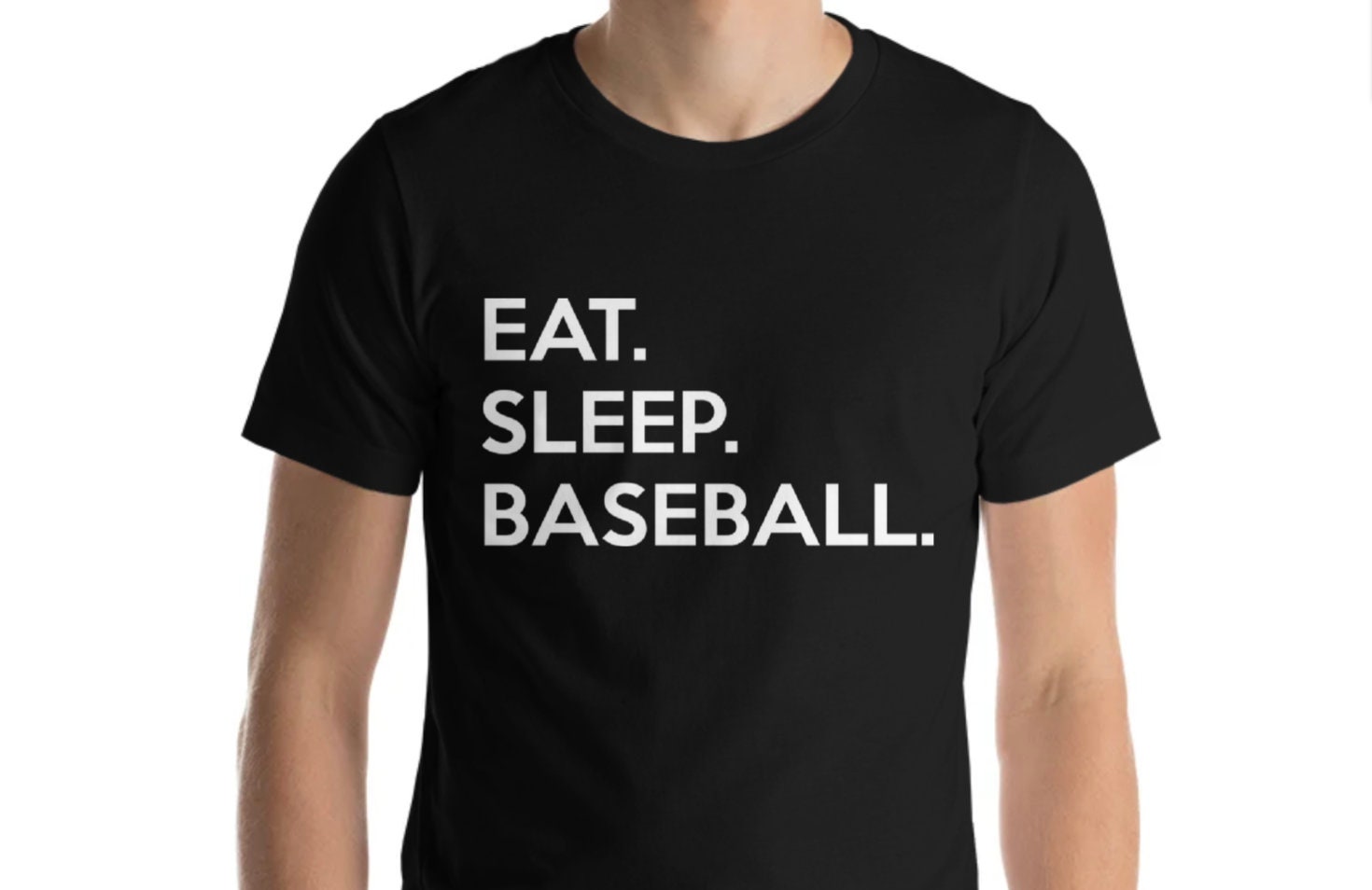 Baseball T-shirt Eat Sleep Baseball 