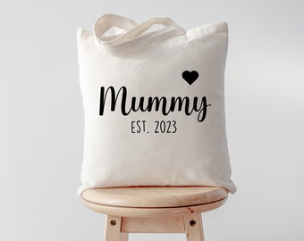 Mummy New Mum Gift Mummy tote bag Mummy to be Personalised Mummy Gift Tote Bag | Long Handle Bags - 4537