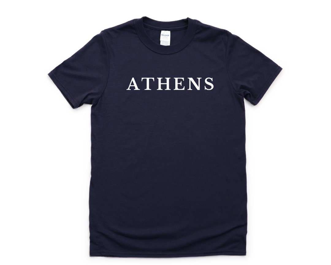 Athens T-shirt, Athens Shirt Mens Womens Gift 4552 - Etsy UK