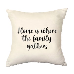 Family Decor Cushion, Home Pillow Case - 4786